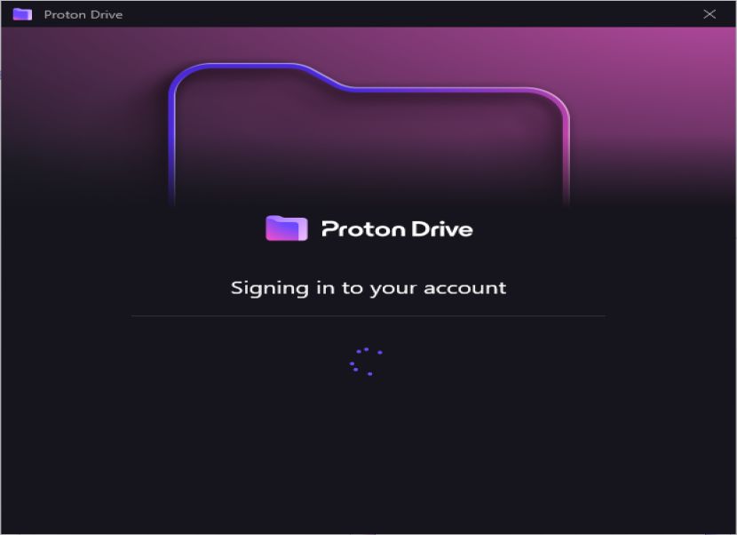 Proton Drive bejelentkezés