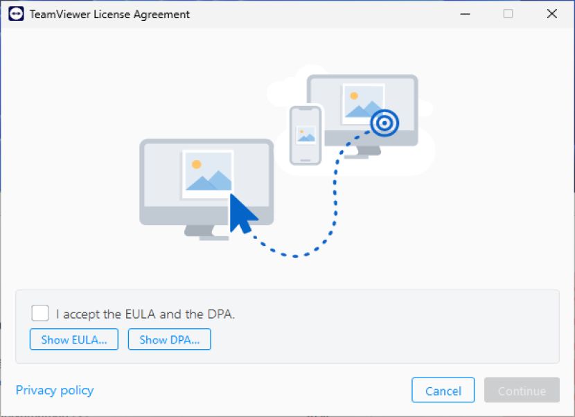 TeamViewer eula