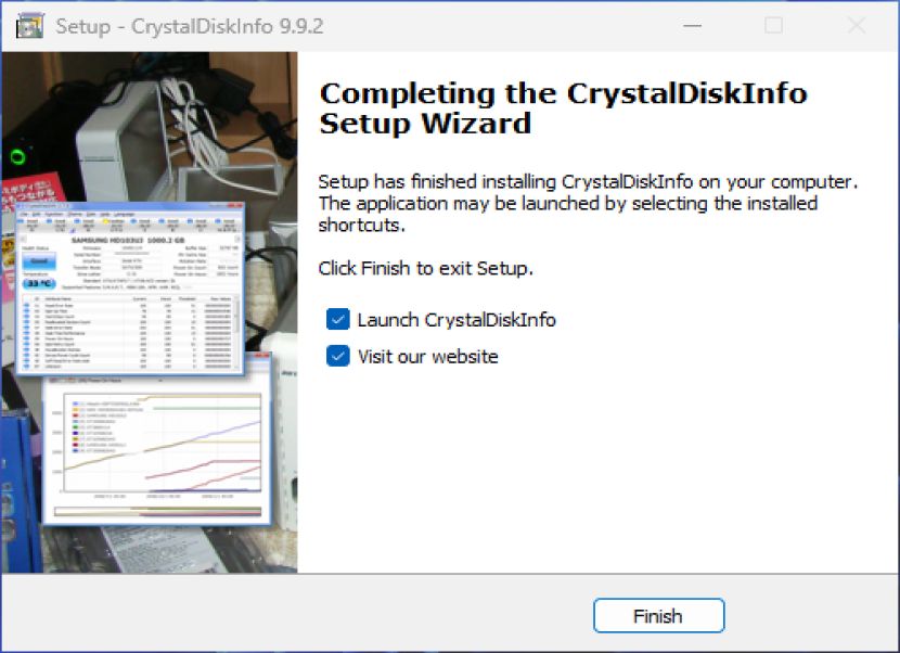 CrystalDiskInfo telepítés