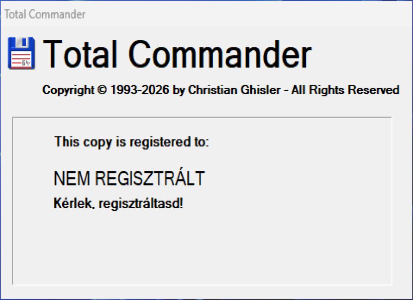 Total Commander indítás