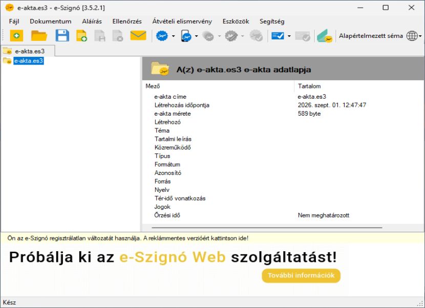 e-Szignó certek