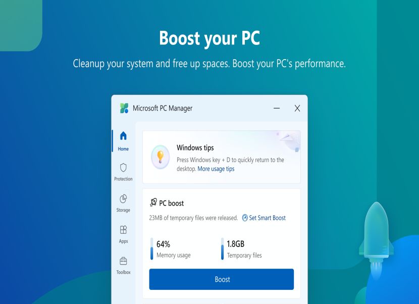 Microsoft PC Manager Boost