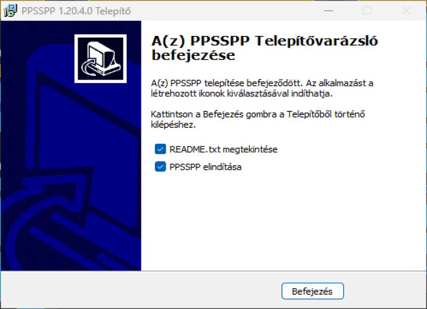 PPSSPP telepítés