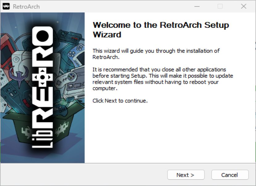 RetroArch telepítés