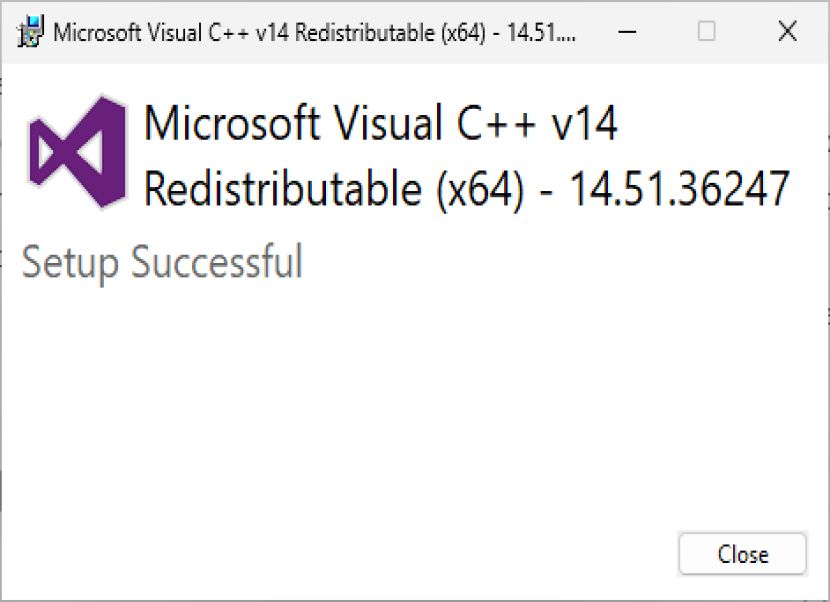 Visual C++ Redistributable 
