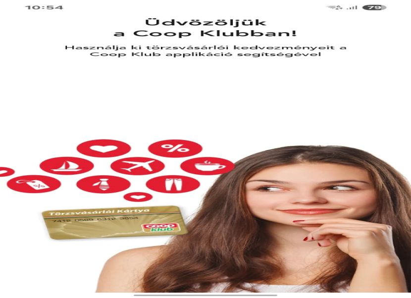 Coop Klub applikáció 1