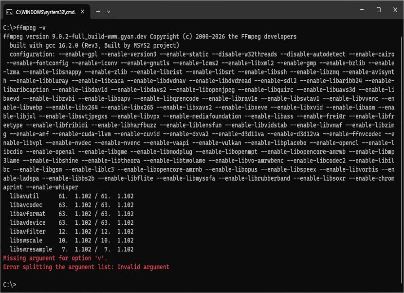 FFmpeg 1