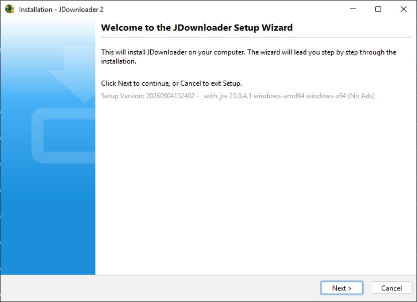JDownloader 2 telepítés