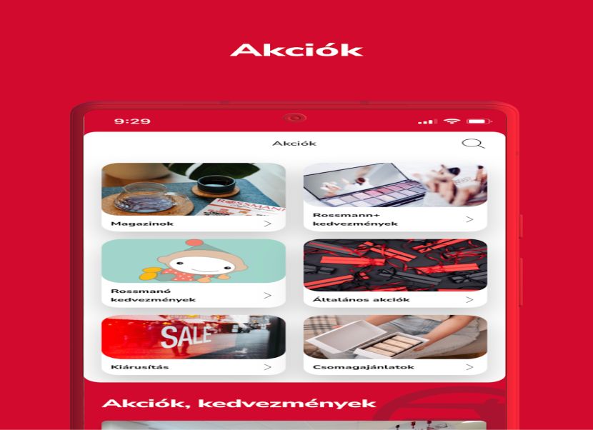 Rossmann alkalmazás 2