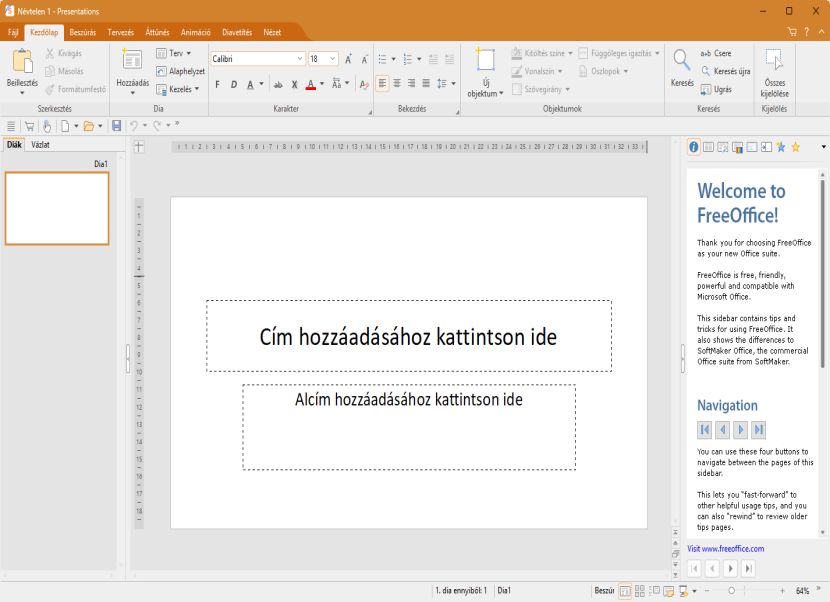 SoftMaker FreeOffice Presentations